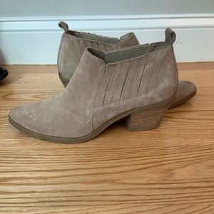 Tan booties